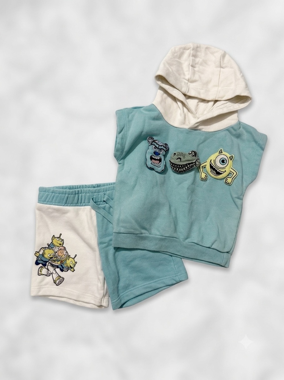 Baby Boy 2-Piece Hooded Set — Pixar